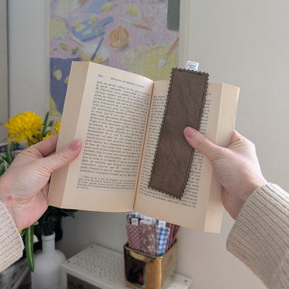 Marque-pages en cuir